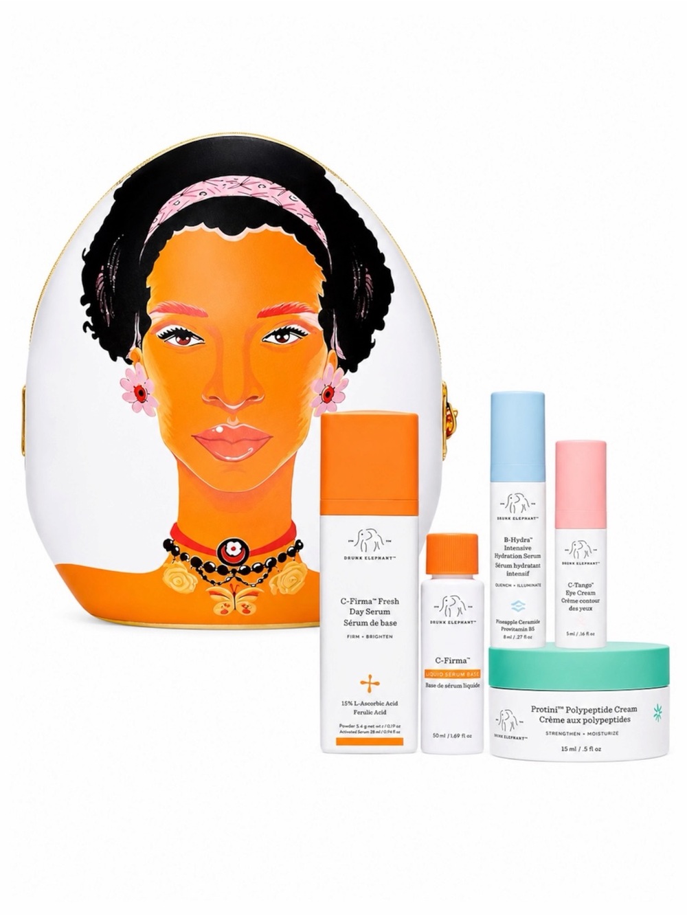 DRUNK ELEPHANT FACE VALUE BRIGHTENING SKINCARE KIT THE A.M. ROUTINE - BNIB